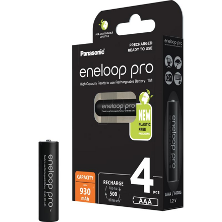 PANASONIC Eneloop Pro, Batérie, BK-4HCCE, AAA, 4ks