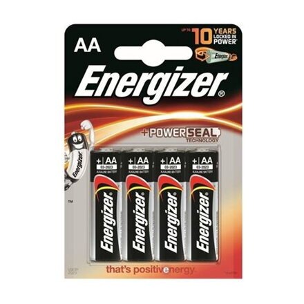 ENERGIZER PowerSeal AA, Batérie, LR6, 1.5V, 4ks