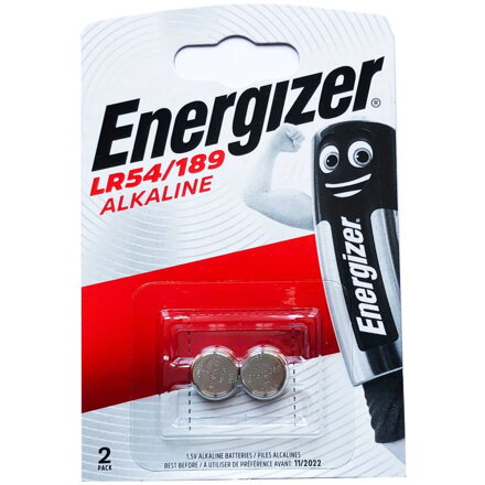 ENERGIZER LR54/189, Batérie, AG10, G10A, 1.5V 2ks