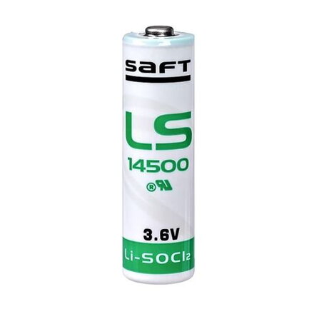 SAFT LS14500, Batéria AA 3,6V 2600mAh Lithium