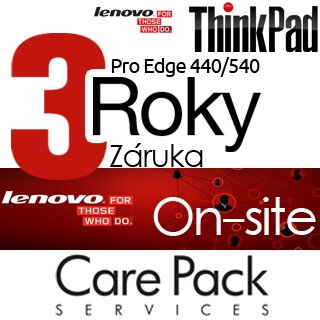 LENOVO záruka 3 roky On-Site pre Thinkpad Edge