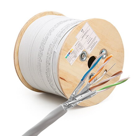 KELINE Kábel STP AWG23, CAT 6A 500m