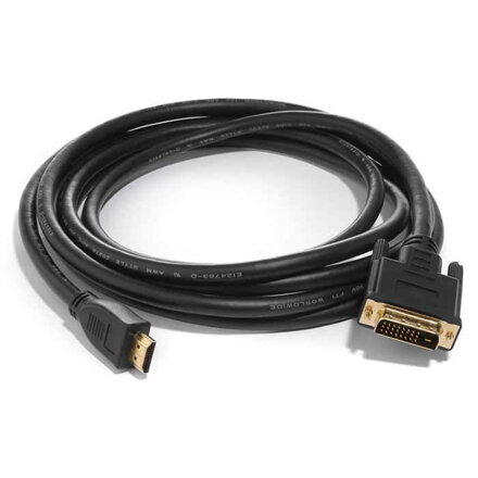 SBOX HDMI-DVI-2, Kábel HDMI M/DVI M 2m