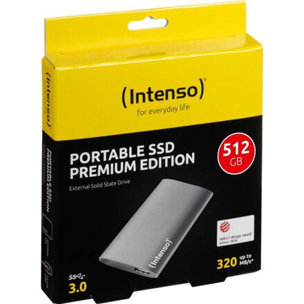 INTENSO 1,8" External SSD 512GB Premium Edition