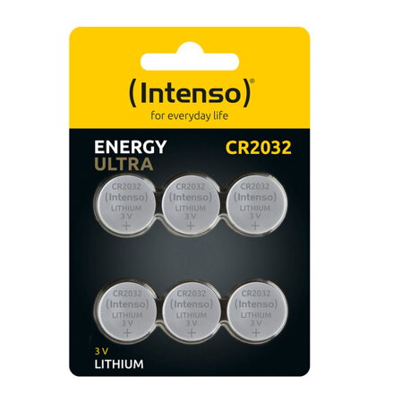 INTENSO Energy Ultra CR2032, Gombíkové batérie 6ks