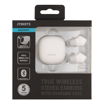 DELTACO STREETZ True Wireless Stereo in-ear wht