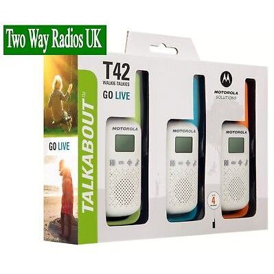 MOTOROLA T42 WALKIE TALKIE TR 3ks