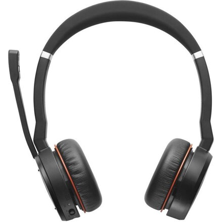 JABRA Evolve 75, Slúchadlá, Duo, USB-BT, MS