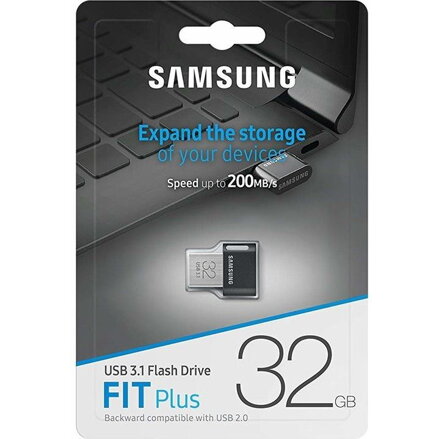 SAMSUNG FIT Plus Flash Drive 32GB USB 3.1
