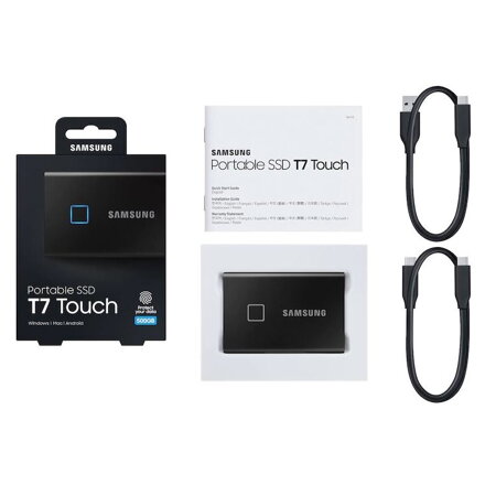 SAMSUNG T7 Touch 2,5" SSD, 500GB, black