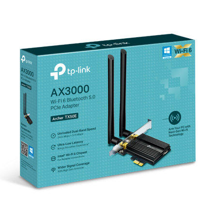 TP-Link Archer TX50 AX3000 Wi-Fi 6 Bluetooth 5.0