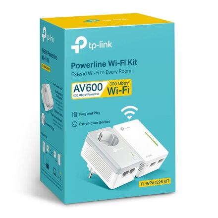 TP-Link TL-WPA4226KIT V5, AV600 Powerline Wi-Fi