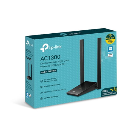 TP-Link Archer T4U Plus AC1300 Wireless USB Adapt