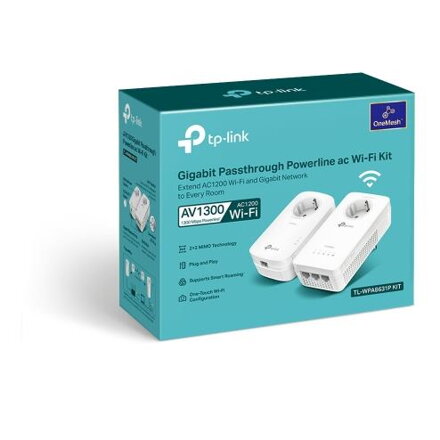 TP-Link AV1300 Gigabit Powerline AC Wi-Fi PKit
