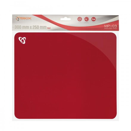 SBOX MP-03R, Podložka pod myš - červená