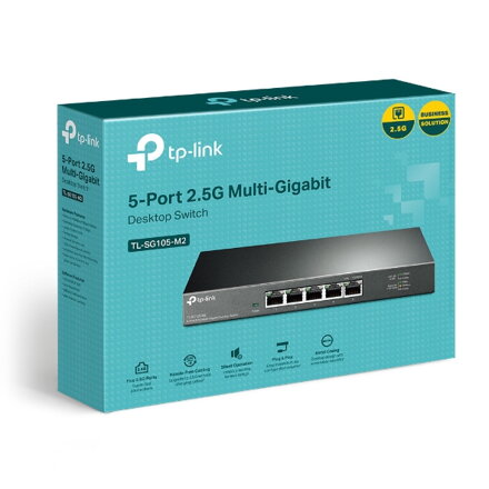 TP-Link TL-SG105-M2 Switch 5-Port/2500Mbps/De/PoE+