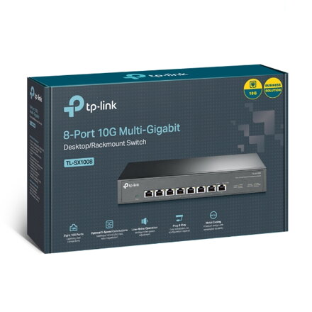 TP-Link TL-SX1008, Switch 8-Port/10000Mbps/Rack
