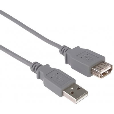 PremiumCord KUPAA5 kábel USB2.0 A-A 5m, šedý