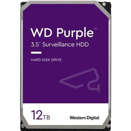 WD PURPLE 12TB/3,5"/256MB/26mm