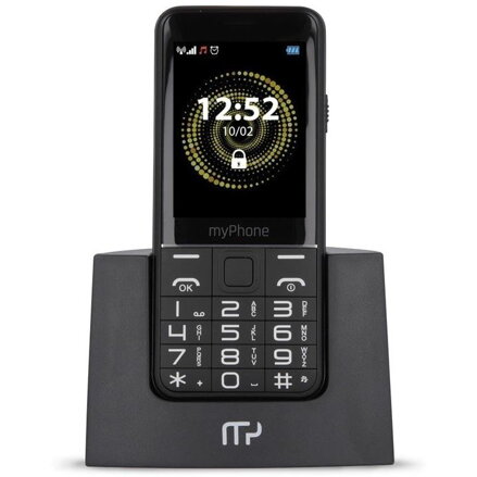 MYPHONE HALO Q, Telefón pre seniorov čierny
