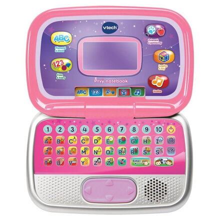 VTECH Môj prvý notebook - ružový SK