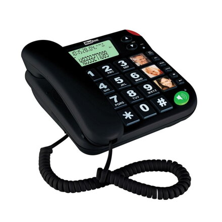 MAXCOM KXT480, Telefón pre seniorov, čierny