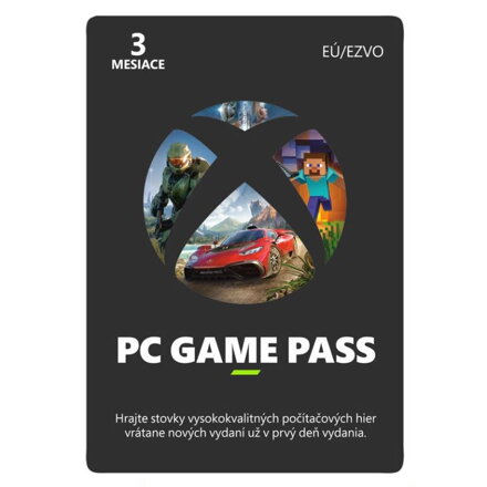 MICROSOFT PC Game Pass 3 mesiace