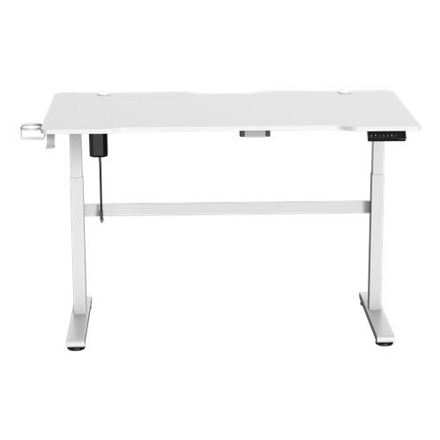 DELTACO GAM-140-W WT95, Herný stôl, biely