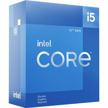 INTEL Core i5-12400F (18M Cache, do 4.40 GHz)