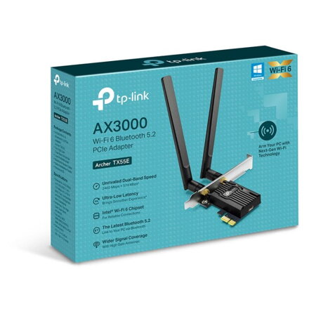 TP-Link Archer TX55E PCIe Wi-Fi 6 Bluetooth 5.2