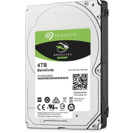 SEAGATE BarraCuda 4TB/2,5"/128MB/15mm