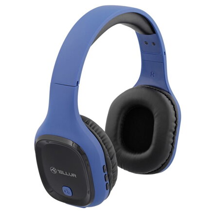 TELLUR Pulse, Bluetooth Over-Ear Headphones, blue