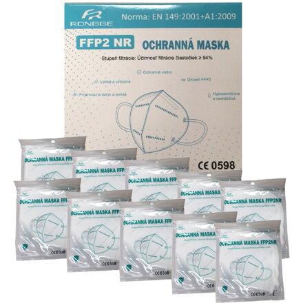 RONGGE RG-MX-P02, Ochranný respirátor FFP2 10ks