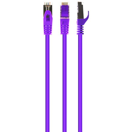 PATCH KABEL S/FTP cat.6a LSZH 3m purple