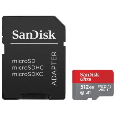 SanDisk ULTRA SDXC 512GB 150 MB/s A1 + ada