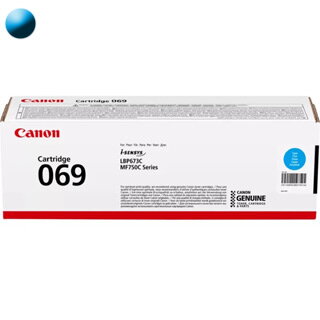 CANON 069, Toner, azúrový (cyan)