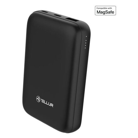 TELLUR WPD101, 10000mAh Powerbank, USB, C, L, blk