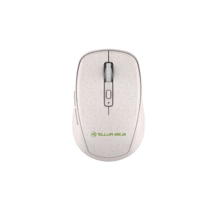TELLUR Green, Bezdrôtová myš, 1x AA, 1000-1600DPI