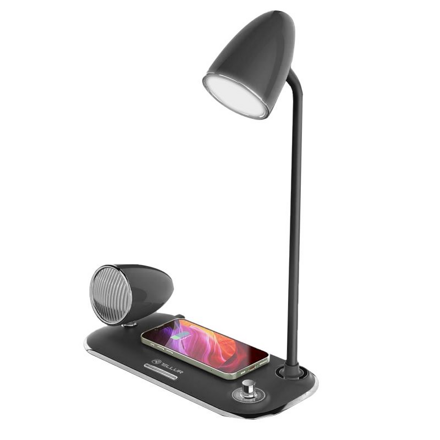 TELLUR Nostalgia, Stolová LED lampa, Qi, blk