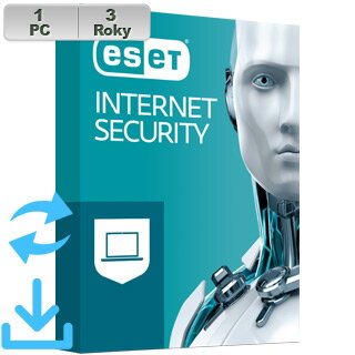 ESET Internet Security 20XX 1PC na 3r El.lic AKT