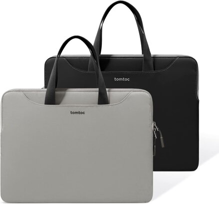 TOMTOC DUAL Sleeve for MacBook 13,5", black/gray