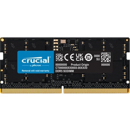 CRUCIAL RAM 32GB (1x32GB), DDR5 SO, 4800MHz, CL40