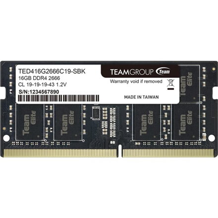 TEAM GROUP 16GB/SO-DIMM DDR4/2666MHz/CL19/1.2V