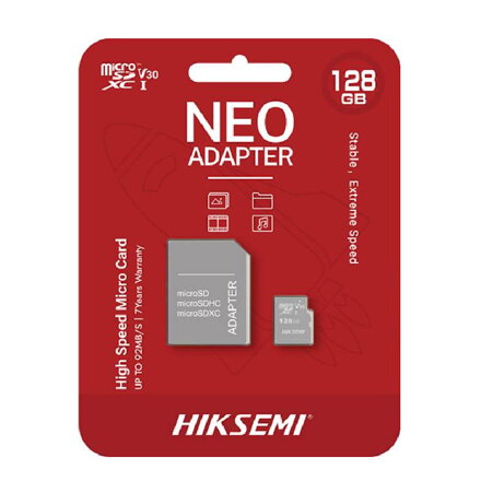 HIKSEMI C1, Micro SDXC Card 128GB, Class 10 + A
