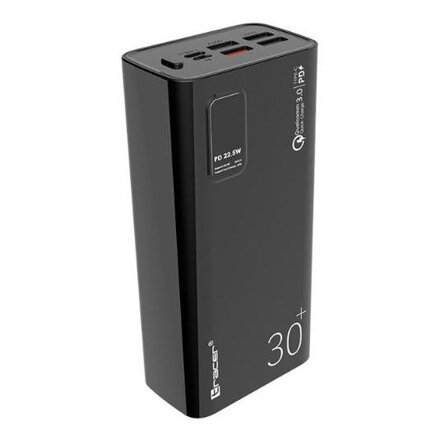 TRACER TRABAT47062, Powerbanka 30000mAh, čierna