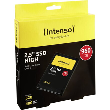 INTENSO SSD HIGH 960GB 2.5"/SATA3/7mm