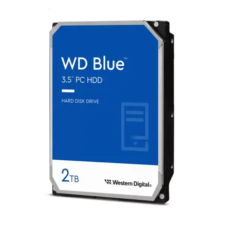 WD BLUE Int. Disk 2TB/3,5"/64MB/26mm