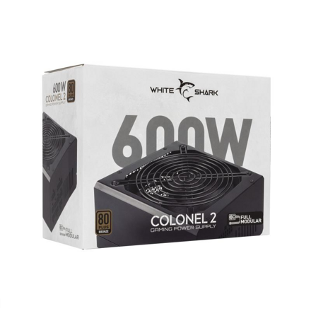 White Shark GPSU-B600S COLONEL-2, Zdroj 600W