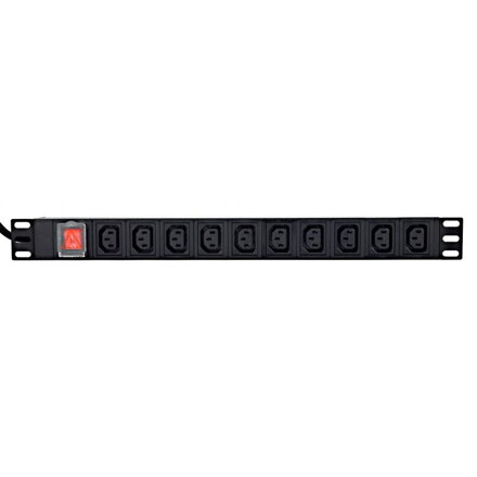 GEMBIRD EG-PDU-10C132C19 Rozvodný panel 10x C13 1U