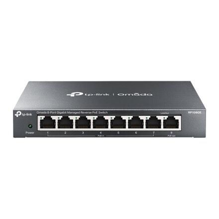 TP-Link RP108GE, 8-Port Gbt Reverzny PoE switch